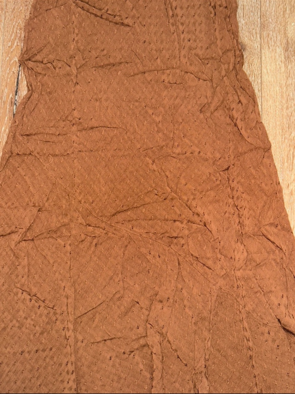 Free people Brown Maxi Skirt - Flared Hem, Casual Women's Skirt - Picture 3 of 6